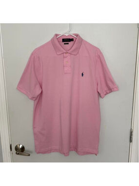 Pink Polo Ralph Lauren Polo Shirt - Size L
